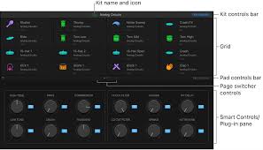 drum machine designer interface in