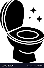 Toilet Clean Cleaning Icon Royalty Free