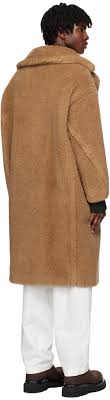 Max Mara Brown Icon Faux Fur Coat