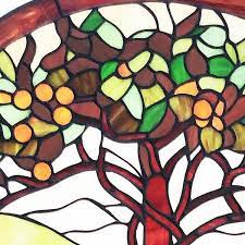 Life Stained Glass Window Panel