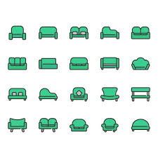 Seat Icon Set 669913 Vector Art At Vecy