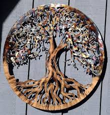 Metal Tree Wall Art