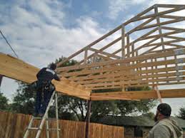 big carport and how laminated beams