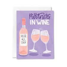Wine Friendship Card Galentines Day