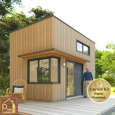 Box Type Tiny Homes Plan With Loft