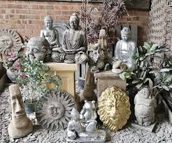 Large Stone Buddha Garden Statue