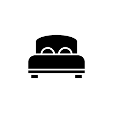 Bed Bedroomcsolid Icon Vector