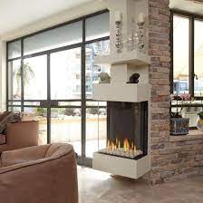 Room Divider Freestanding Fireplace