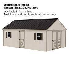 Best Barns Easton 12 Ft X 16 Ft Wood Shed Kit