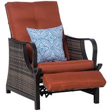 Outsunny Outdoor Patio Recliner With