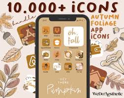 10 000 Autumn Foliage Ios14 App Icons