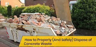 Properly Dispose Of Concrete Waste