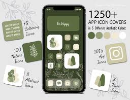 1250 App Icon Covers Neutral Green