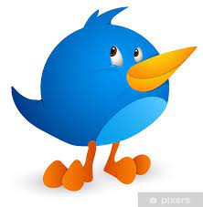 Sticker Twitter Bird Icon Pixers Us