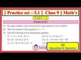 Practice Set 5 1 Class 9 Maths Part 1