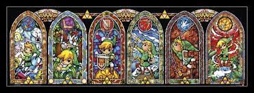 Zelda Stained Glass Windows Laminated