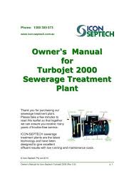 Turbojet Owner S Manual Icon Septech