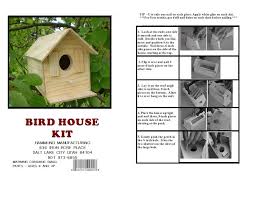 Build Your Own Wood Bird House Kit