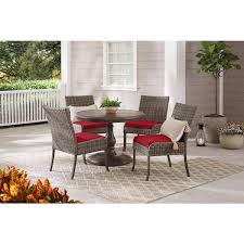 Outdoor Wicker 5 Piece Dining Set