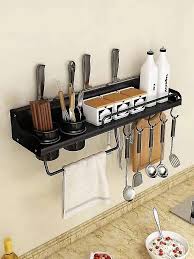 Kitchen Shelf Storage Rack Wall Mounted