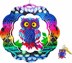 Skybella Owl Wind Spinner With Bonus