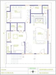 30x40 East Facing Duplex House Plan For