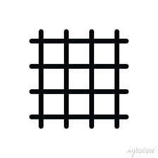 Reinforcement Metal Mesh Isolated Icon