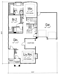 House Plan 44020 Southwest Style With