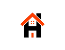 H Letter House Logo Graphic By