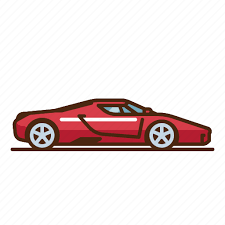 Car Enzo Ferrari Icon On