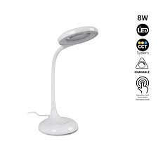 Led Desk Lamp With 3x Magnifying Glass