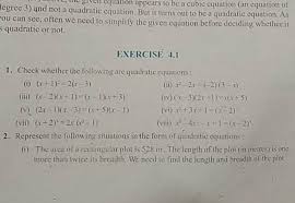 Legree 3 And Not A Quadratic Equation