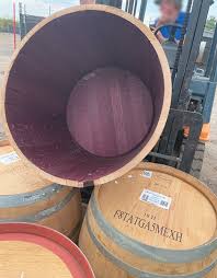 Half Wine Barrel Large Plants For