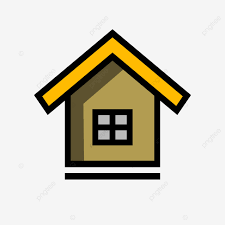 House Yellow Icon Graphic Design Vector