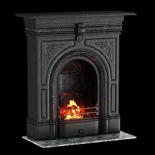 Victorian Cast Iron Fireplace 3d Model