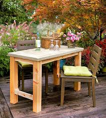 How To Build A Diy Outdoor Concrete Table