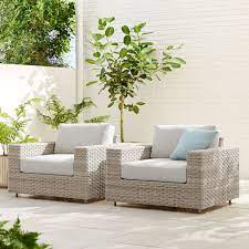 Woven Urban Lounge Chairs Set Of 2 West Elm