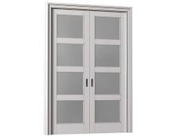 Interior Sliding Frosted Glass Doors 3d