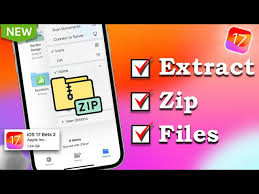Ios 17 How To Extract Zip Files On