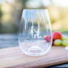 Engraved Anniversary Stemless Wine