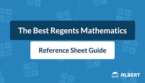 Regents Mathematics Reference Sheet