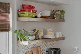 Diy Floating Kitchen Shelves