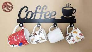 Coffee Mug Rack Wall Mounted Cup Holder