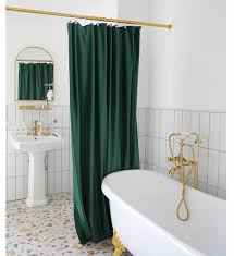 Velvet Shower Curtain Custom Made To