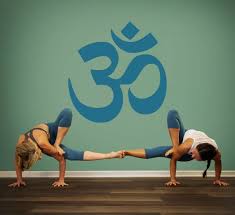 Om Symbol Yoga Wall Decal Spiritual