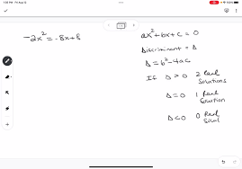 Quadratic Equation 2x 2 8x 8