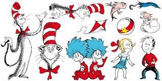 Cat In The Hat Wall Sticker Set