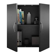Systembuild Lonn 24 Wall Cabinet In Black