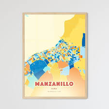 Colorful Manzanillo Cuba Fine Art Print