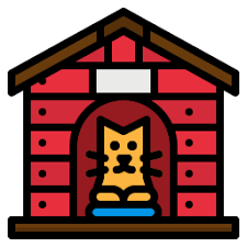 Cat House Free Animals Icons